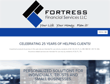 Tablet Screenshot of fortress-llc.com